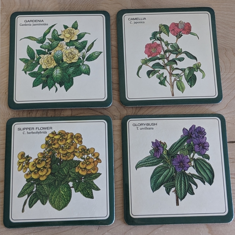 ✨SOLD✨Vintage Floral coasters